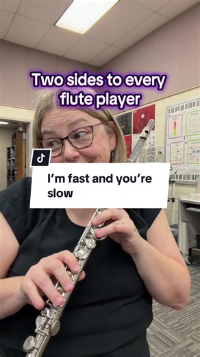 So sweet, but they’d fight you for the solo #band #banddirector #flute #fluteplayer #flutetok