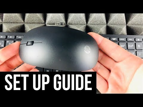 How to Set Up HP Bluetooth Keyboard & Mouse
