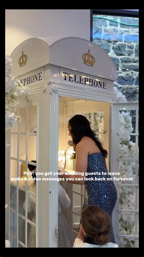 Skip the paper guest book and let your guests leave audio video messages instead that you can look back on for years🤍☎️ Not just a guest book, it's a time capsule! Contact us today to book your booth for 15% off thememorybooth.au@gmail.com