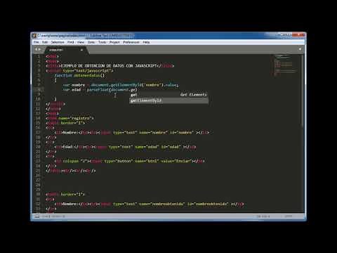 Obtener datos de un formulario HTML con JavaScript
