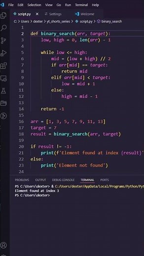 Python in 60 seconds: Create a Binary Search Algorithm in Python