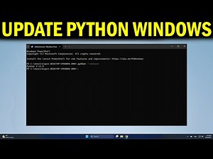 How To Update Python Version in Windows 10/11
