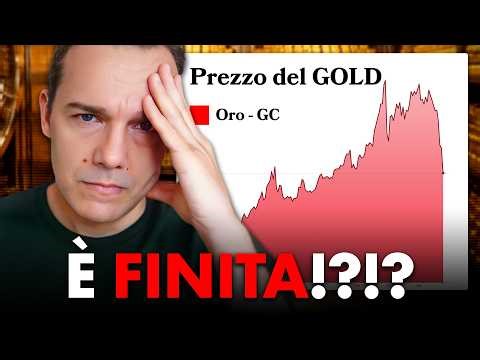 Crash dell'ORO: non PROTEGGE piu' il Portafoglio (non Fare ERRORI, guarda il VIDEO)