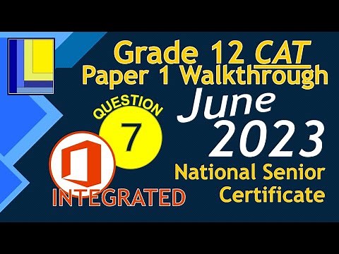Computer Applications Technology | Grade 12 | Paper 1 June 2023 | Q7 - Integration
