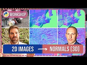 Turn 2D Images to 3D Normals with Python + DSINE (Live Session)