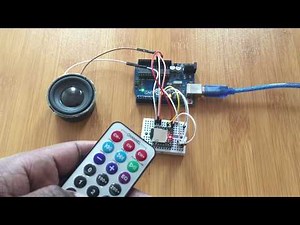 IR REMOTE CONTROLED MP3 PLAYER USING DFPLAYER MINI MODULE AND ARDUINO.