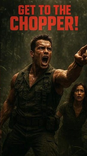 Arnold’s Iconic Line: Get to the Chopper! | Predator (1987)