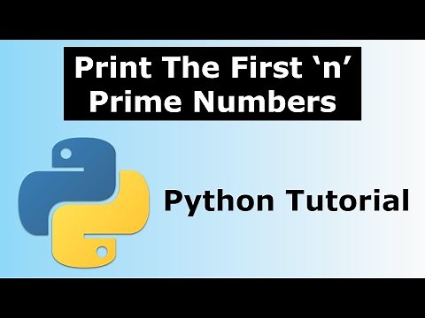 First n Prime Numbers in Python