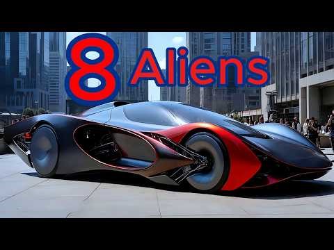 Alien tech supercars unveiled. #futuristiccars #futuretech