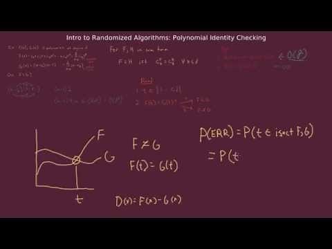 Randomized versus Deterministic Algorithm for a Simple Algebra Problem