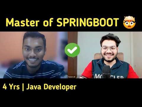 Java Spring Boot 4 Yrs Interview Experience