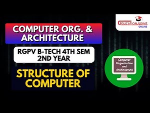 Structure of computer | Computer Organization and Architecture (COA) RGPV B.Tech 4th Sem