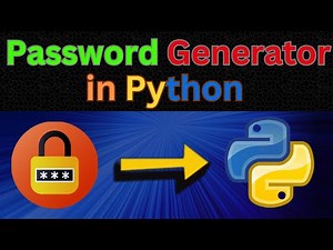Build a Random Password Generator with Python | Beginner-Friendly Project!