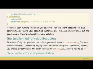 Creating Custom Color Plots with Altair in Python