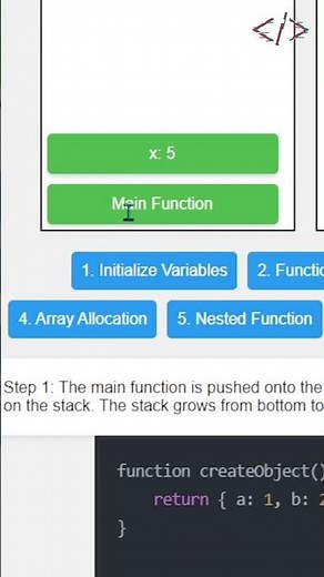 ⚡ Call Stack vs Heap: JS Memory Explained! 🚀