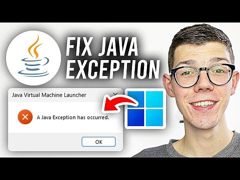 How To Fix Java Exception Has Occurred - Full Guide