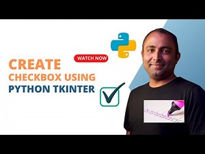 Create Checkbox using Python Tkinter | Checkboxes With TKinter | Python Tutorial