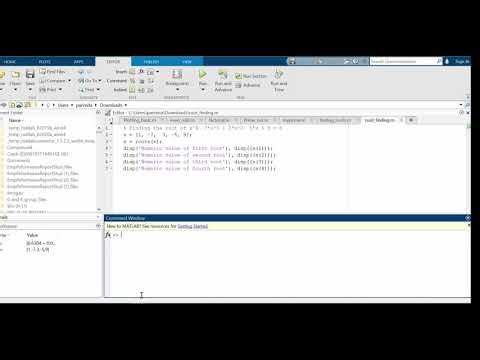 MATLAB Basics (Tutorial 2): Creating M-script, plot graphs and write loops and function file