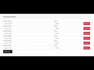 How to Delete a Row element by Remove button in JavaScript