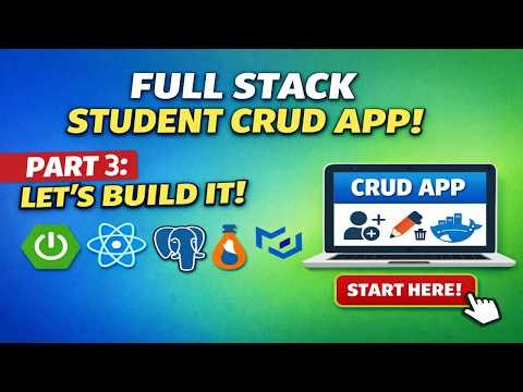 Full Stack Student CRUD App | Exception handling | Part 3