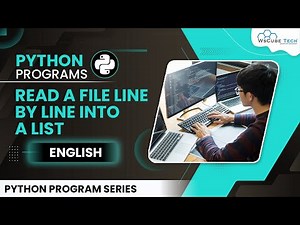 Python Program Read a File Line by Line Into a List - Complete Tutorial | Python Program 🐍