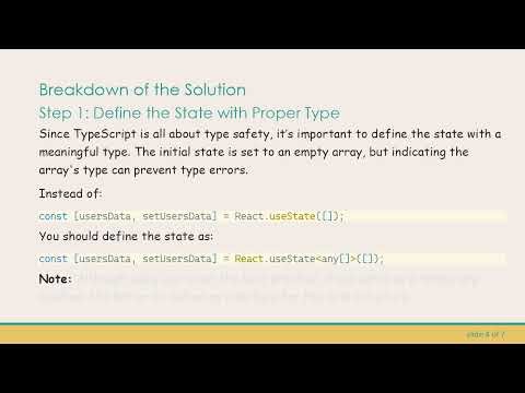 Resolving React Typescript Issues when Populating Array State with Objects