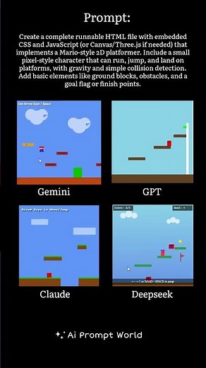 I Asked AI to Make Mario… This Happened 🍄 HTML/CSS/JS