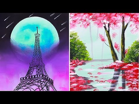 10 Cool Drawing Tricks For School || Tutorial Drawing