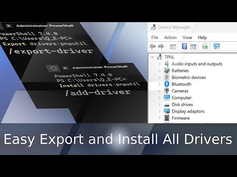 Easy Export, Back Up and Install All Drivers in Windows