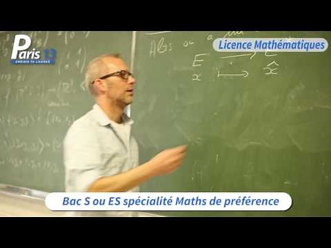Licence de Mathématiques - Université Sorbonne Paris Nord (USPN)