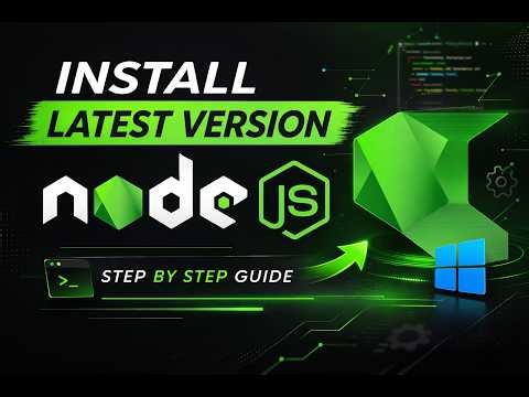Download and Install Node.js Step by Step (Windows 10/11) | Latest Version Tutorial