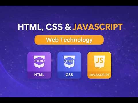 Introduction to HTML, CSS & JavaScript | Engineering Web Tech
