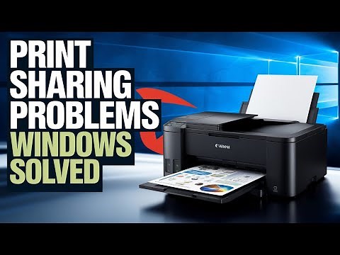 How to Fix Print Sharing Not Working in Windows 11/10 [Solved]