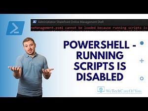 PowerShell - Import Module cannot be loaded because running scripts is disabled on this system