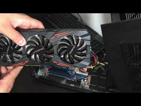 Alienware amplifier eGPU GTX 1070 installation