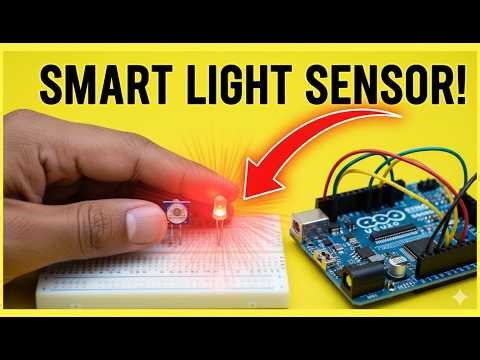 Make a Light-Detecting Alarm in 5 Minutes (Arduino) #arduinoproject