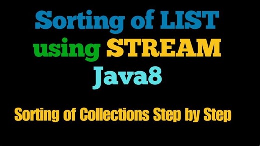Sorting of List Using Stream API in Java8| An Important Interview Question | Prince Kumar