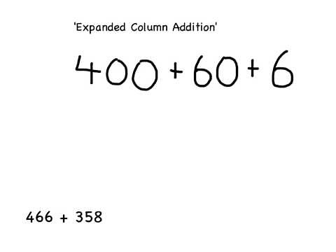 Y3 - how to add using expanded column addition