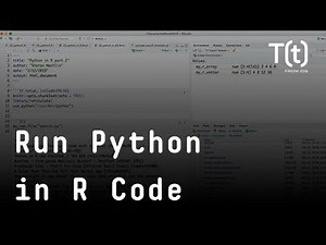 Run Python in R code