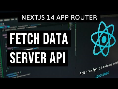 NextJS 14 - How to FETCH DATA, SERVER API Routes