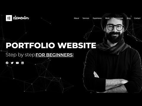 how to make portfolio website in wordpress with elementor