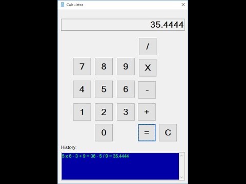 Visual C++ / MFC Calculator 3