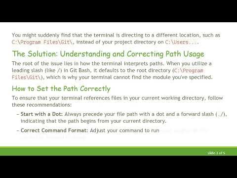 Resolving the VS Code Terminal Path Issue: Avoiding Common Pitfalls