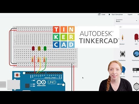 LEDs & Breadboards With Arduino in Tinkercad