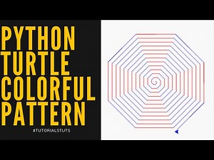 Hexagon Pattern in Python Turtle | Python turtle graphics tutorial