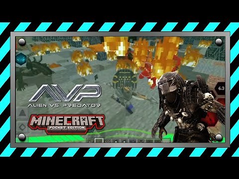 Minecraft PE : Alien VS Predator Mod【Mod ShowCase】