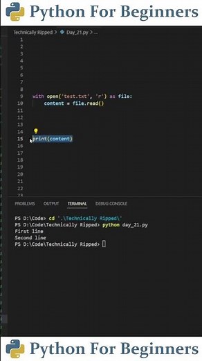 How To Read A Text File In Python | Python For Beginners