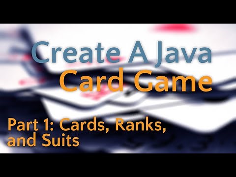 Create A Java Card Game Template Part 1 Card Ranks and Suits