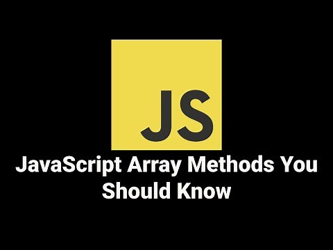 JavaScript Array Methods You Should Know | JSON | Object Arrays