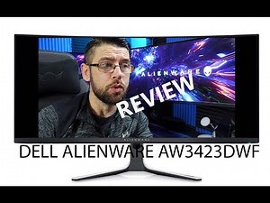 Alienware 34 AW3423DWF Review 🖥️ Best QD-OLED Curved Gaming Monitor 2025!